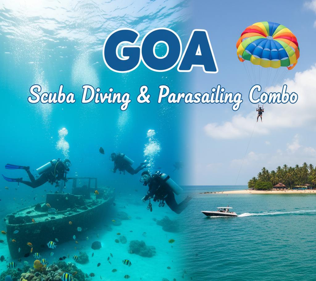 Scuba Diving & Parasailing Combo in Goa